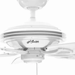 Mariner 52 in. Indoor/Outdoor White Ceiling Fan by Hunter -Hunter Sales white hunter ceiling fans without lights 59127 a0 1000